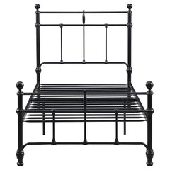 Novak 48-inch Metal Twin Open Frame Bed Matte Black
