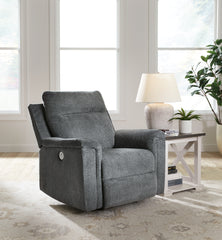 Orleans Furniture - Ashley Furniture - Barnsana Living Room - Reclining Power Sofa / Ash - 3320187