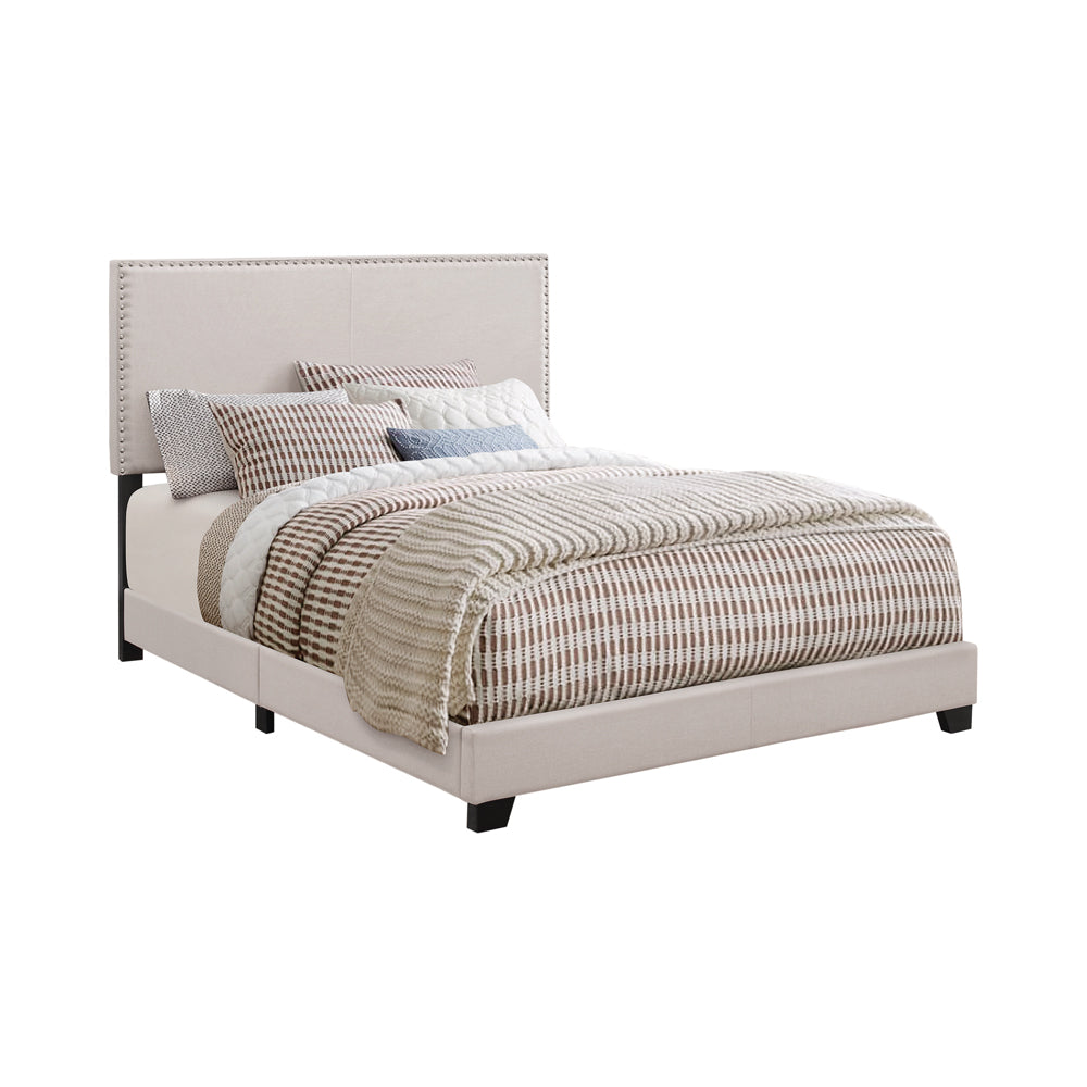 Orleans Furniture - Coaster - Boyd Upholstered Twin Panel Bed Ivory - 350051T