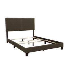Orleans Furniture - Coaster - Boyd Upholstered Eastern King Panel Bed Charcoal - 350061KE