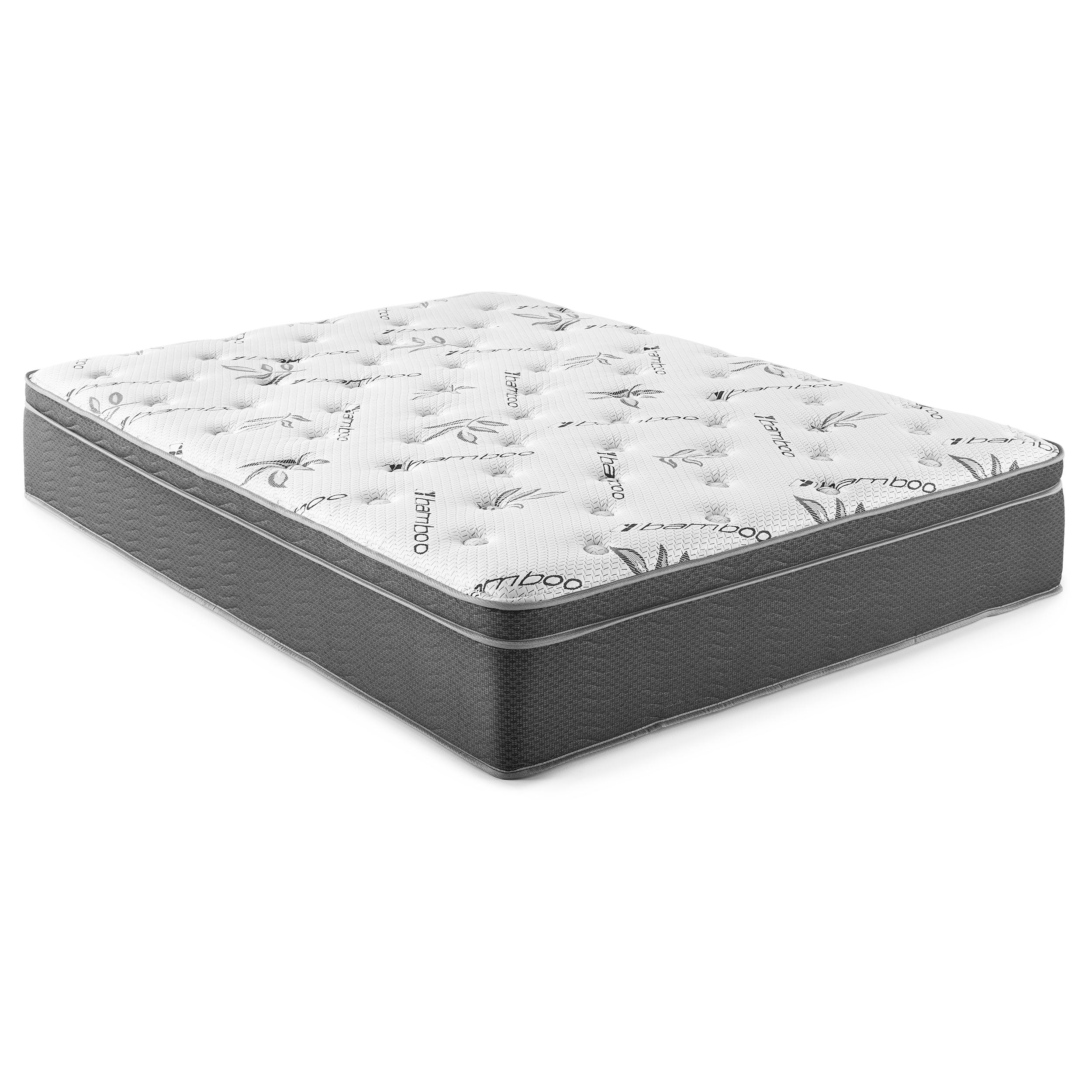 Orleans Furniture - Coaster - Sommet 13-inch Eastern King Bamboo Euro Top Foam Hybrid Mattress - 350363KE