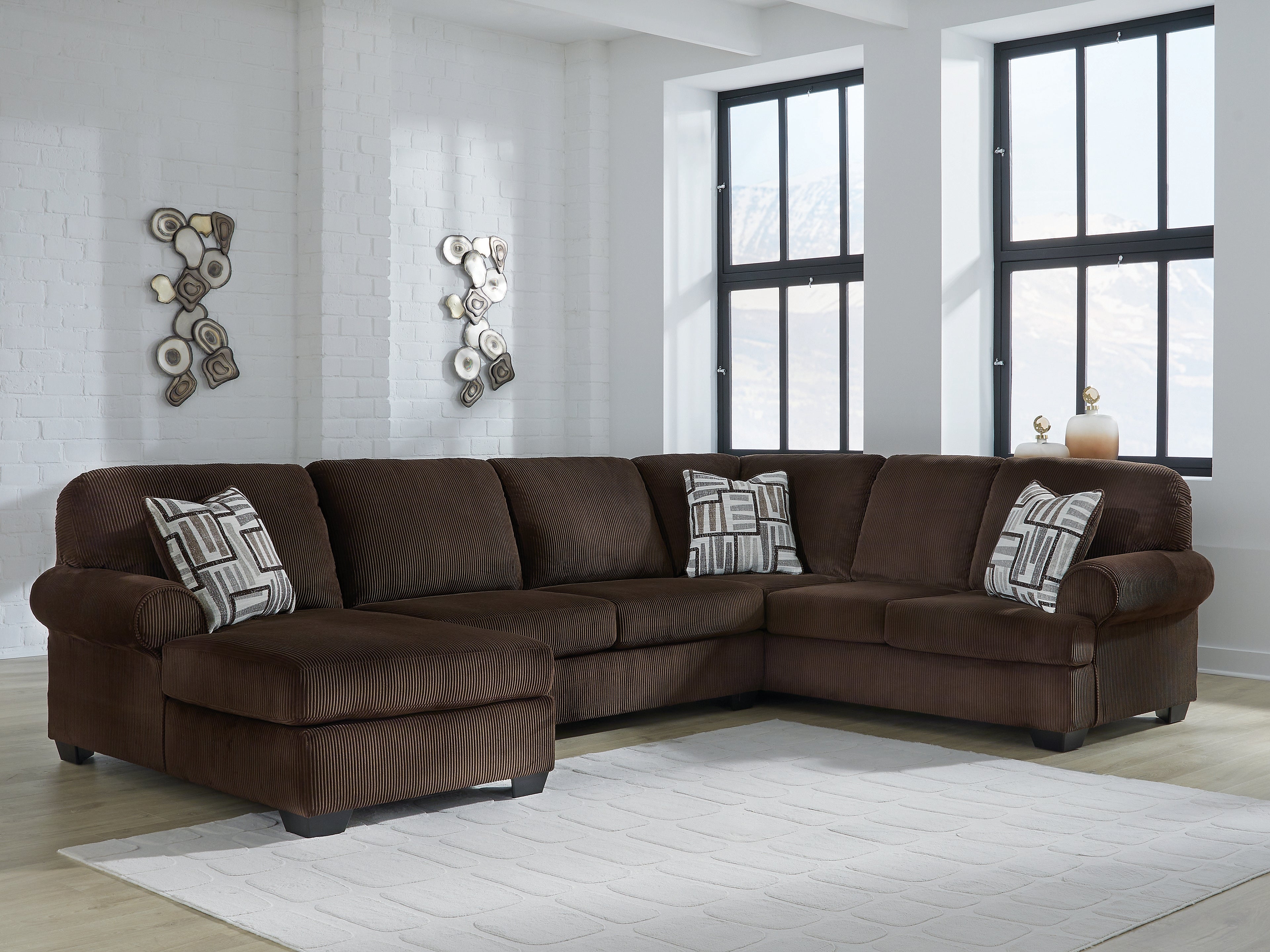 Orleans Furniture - Ashley Furniture - Kimlee Sectional - RAF 2-Piece Super Chaise / Chocolate - PC35603S4