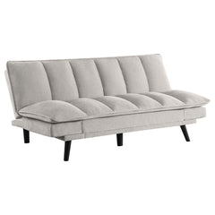 Orleans Furniture - Coaster - Laredo Upholstered Tufted Convertible Sofa Bed Light Grey - 360017