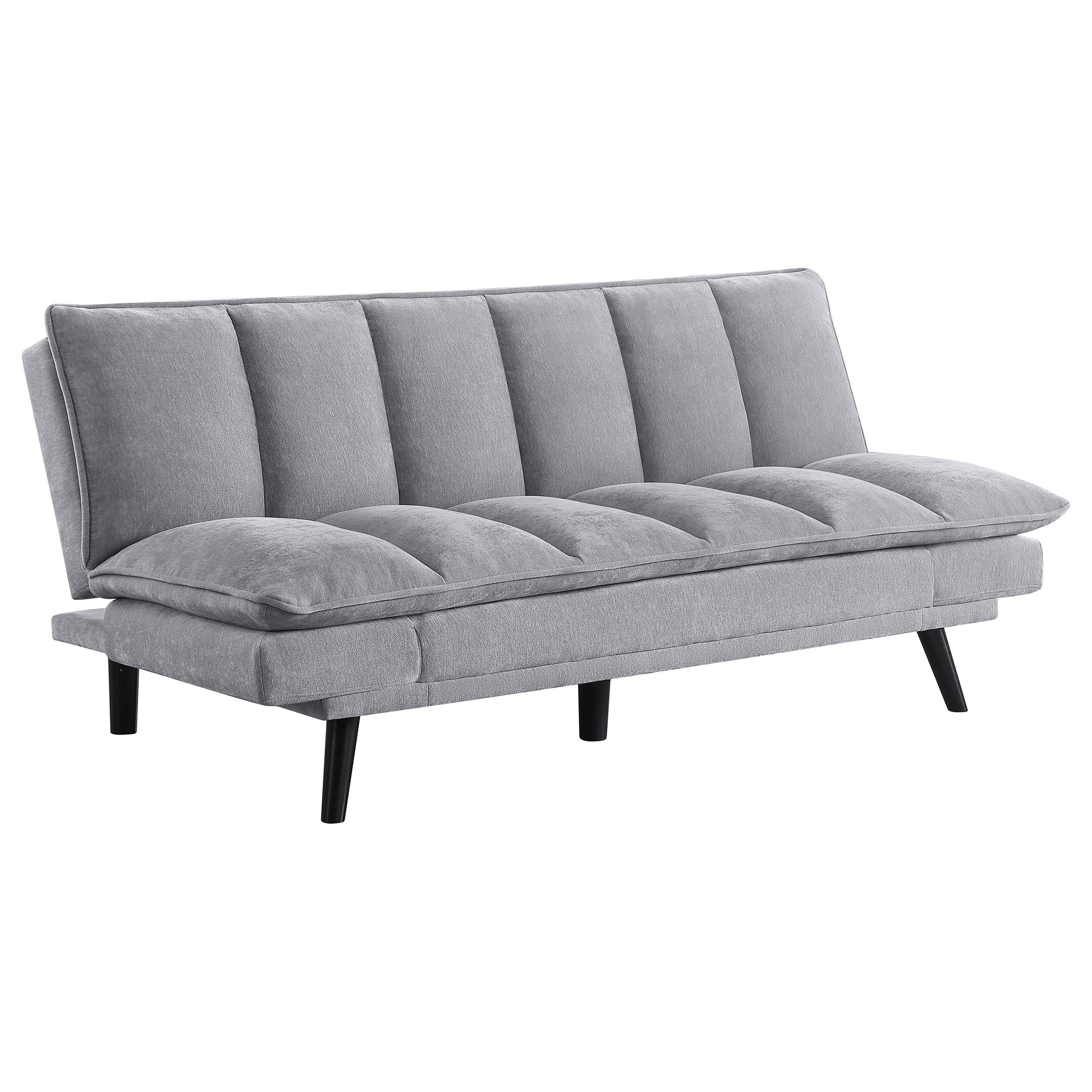 Orleans Furniture - Coaster - Laredo Upholstered Tufted Convertible Sofa Bed Grey - 360018