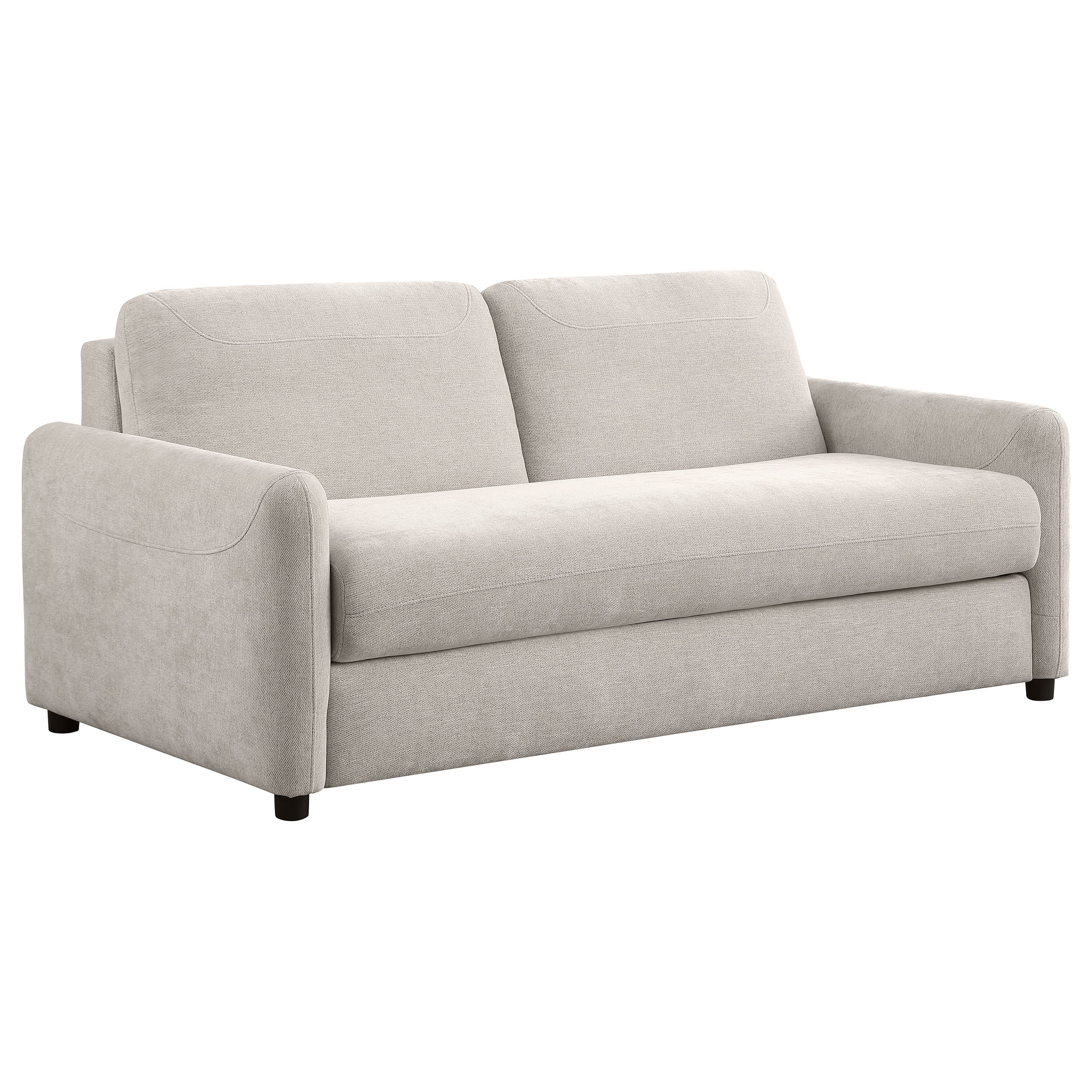 Orleans Furniture - Coaster - Rylie Upholstered Sofa Sleeper with Queen Mattress Beige - 360027