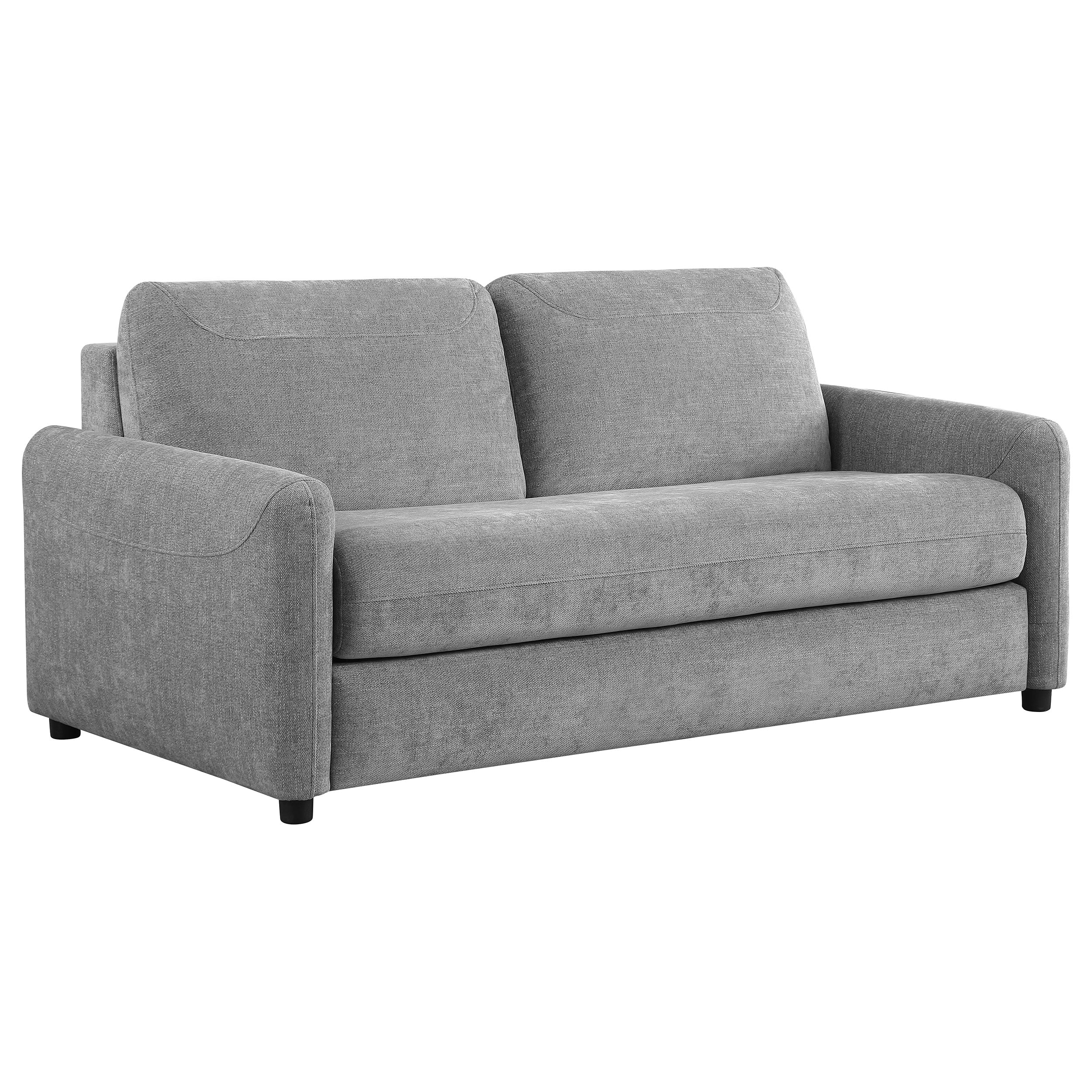 Orleans Furniture - Coaster - Rylie Upholstered Sofa Sleeper with Queen Mattress Grey - 360029