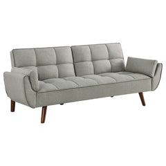 Orleans Furniture - Coaster - Caufield Upholstered Tufted Convertible Sofa Bed Grey - 360096