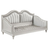Orleans Furniture - Coaster - Evangeline Upholstered Twin Daybed Silver Oak - 360121