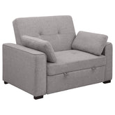 Orleans Furniture - Coaster - Edith Upholstered Convertible Sleeper Sofa Bed Grey - 360147