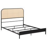 Orleans Furniture - Coaster - Amherst Radio Weave Rattan Metal Full Bed Black - 360351F