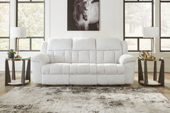 Orleans Furniture - Ashley Furniture - Frohn Living Room - Reclining Sofa / Chocolate - 3740788