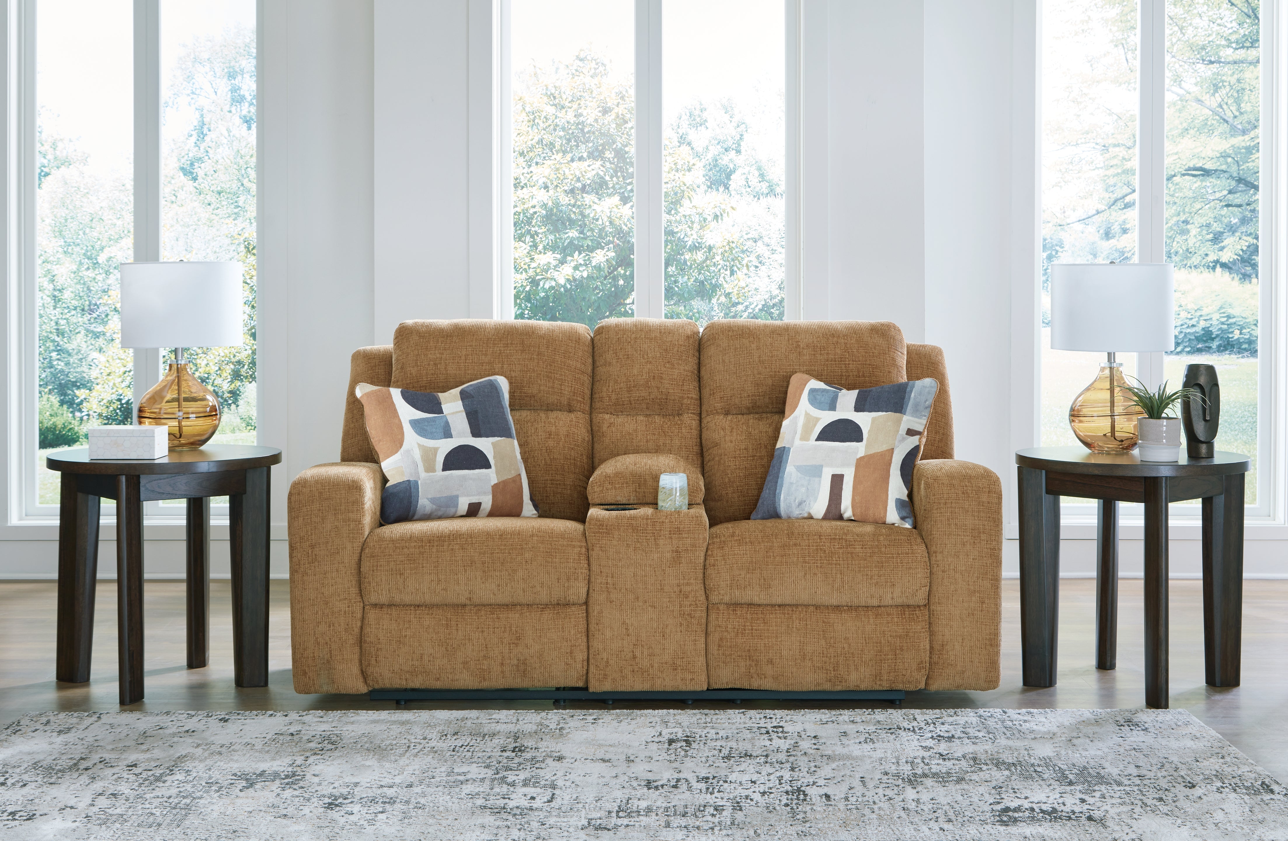 Orleans Furniture - Ashley Furniture - Kanlow Living Room - Reclining Sofa / Honey - 3860588