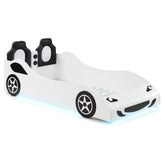 Orleans Furniture - Coaster - Cruiser Wood Twin LED Race Car Bed White - 400477