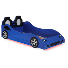 Orleans Furniture - Coaster - Cruiser Wood Twin LED Race Car Bed Blue - 400478