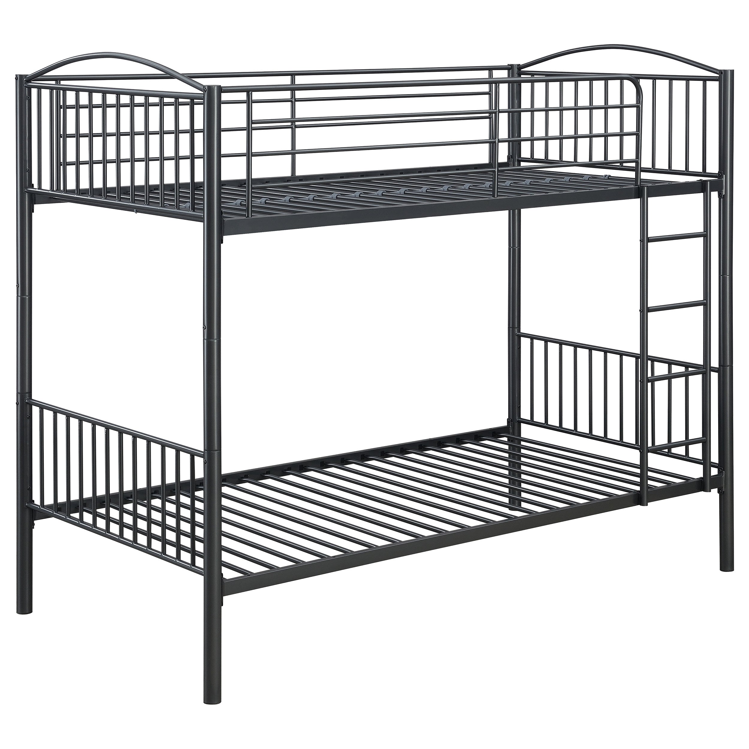 Orleans Furniture - Coaster - Anson Twin Over Twin Bunk Bed Gunmetal - 400739T