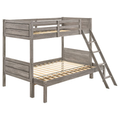 Orleans Furniture - Coaster - Ryder Wood Twin Over Full Bunk Bed Weathered Taupe - 400819