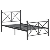 Orleans Furniture - Coaster - Hart Metal Full Open Frame Bed Matte Black - 422755F