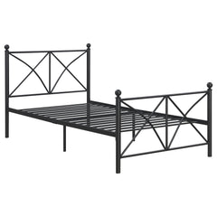Orleans Furniture - Coaster - Hart Metal Full Open Frame Bed Matte Black - 422755F
