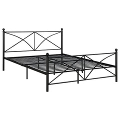Orleans Furniture - Coaster - Hart Metal Queen Open Frame Bed Matte Black - 422755Q