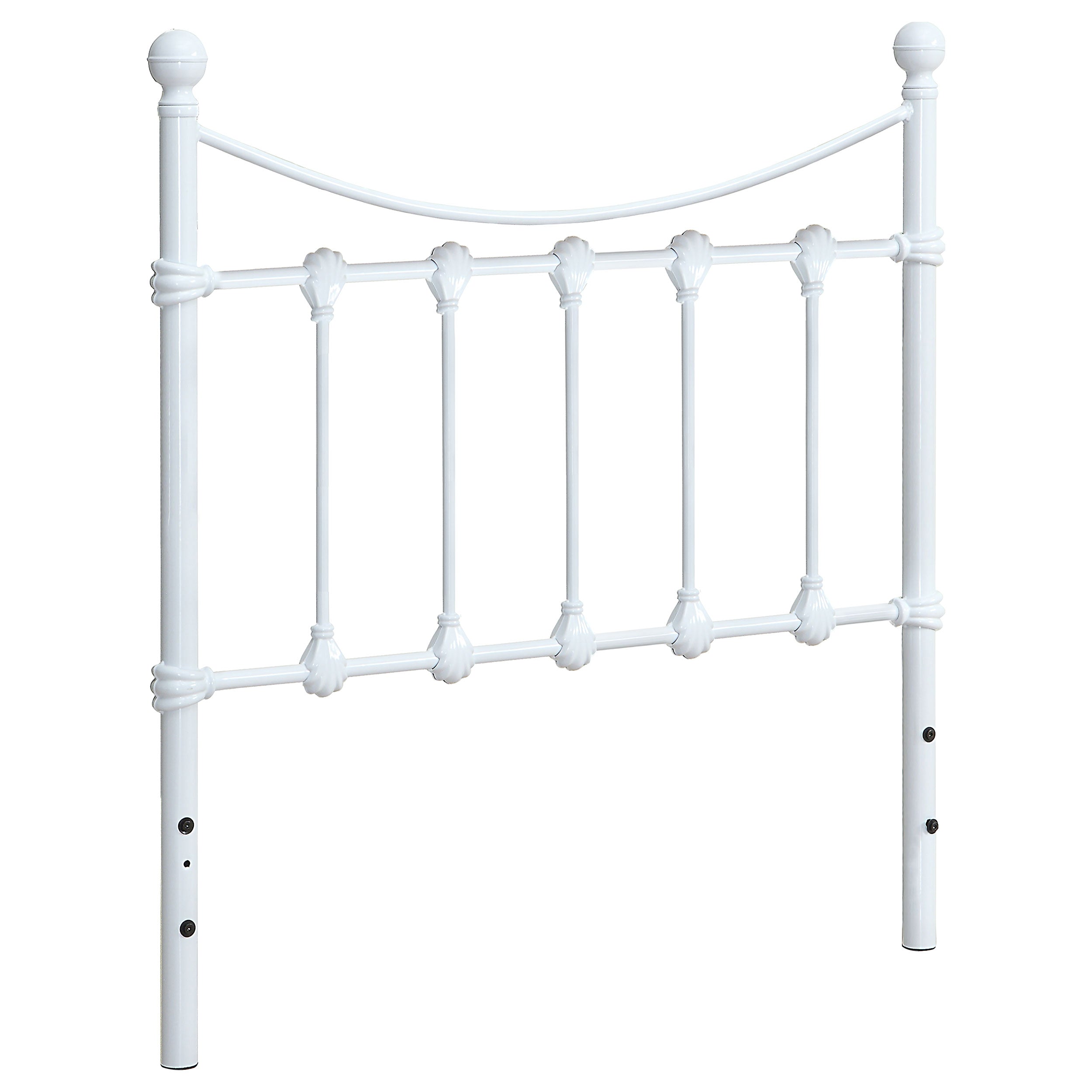 Orleans Furniture - Coaster - Marie Metal Twin Open Frame Headboard White - 450101T