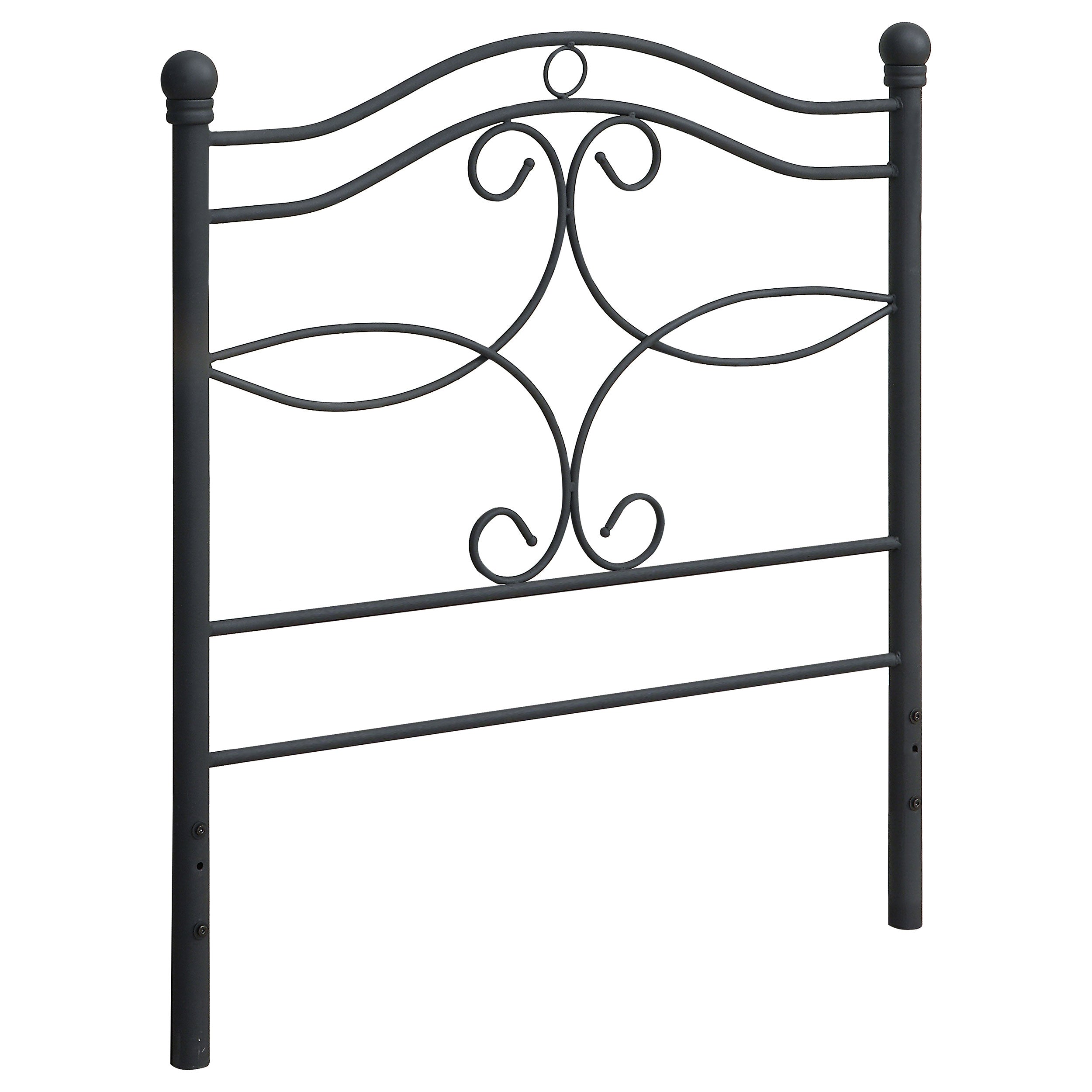 Orleans Furniture - Coaster - Callie Metal Twin Open Frame Headboard Matte Black - 450102T