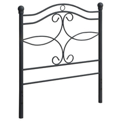 Orleans Furniture - Coaster - Callie Metal Twin Open Frame Headboard Matte Black - 450102T