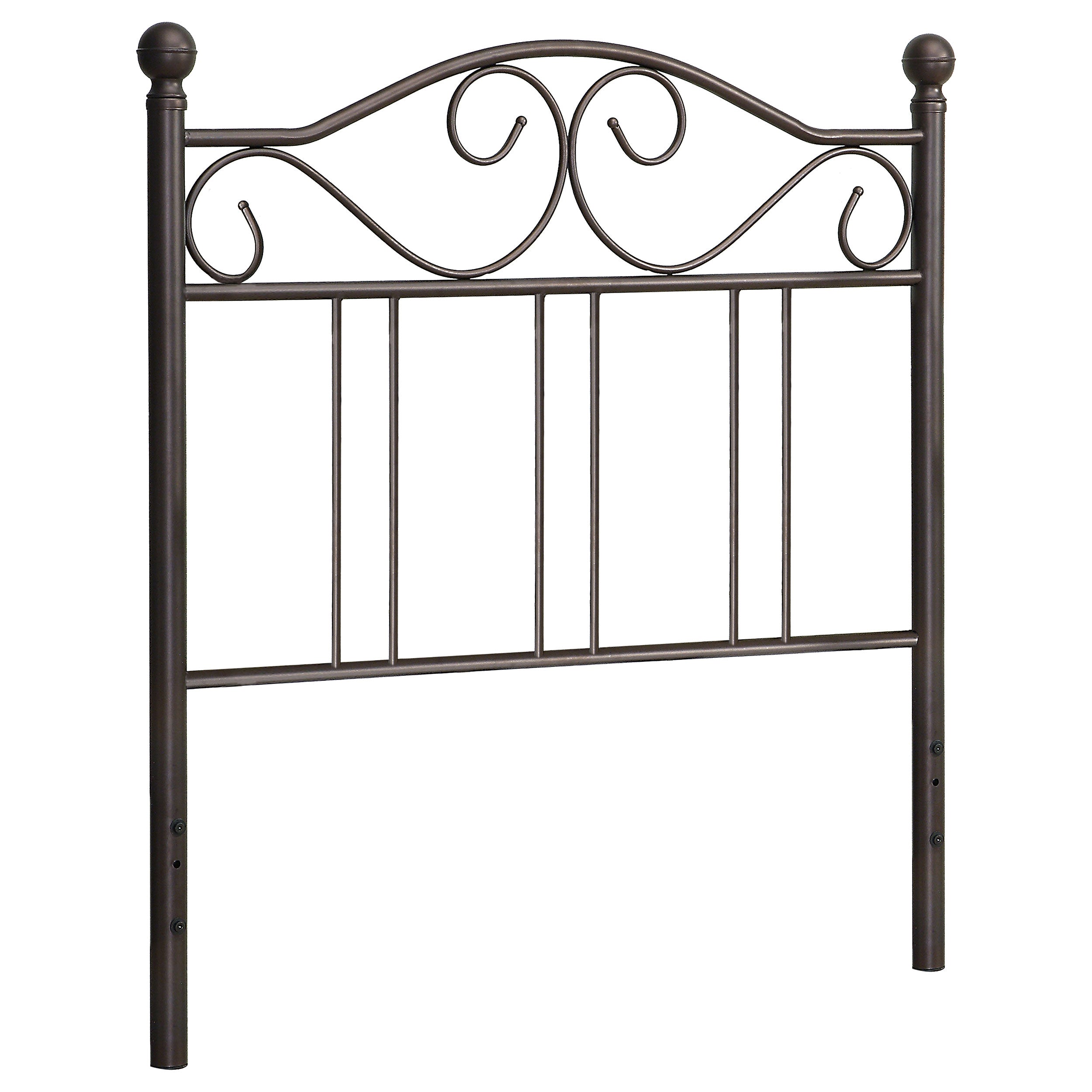 Orleans Furniture - Coaster - Ellis Metal Twin Open Frame Headboard Dark Bronze - 450103T