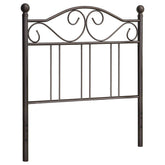 Orleans Furniture - Coaster - Ellis Metal Twin Open Frame Headboard Dark Bronze - 450103T