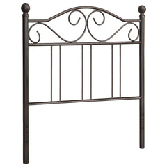 Orleans Furniture - Coaster - Ellis Metal Twin Open Frame Headboard Dark Bronze - 450103T