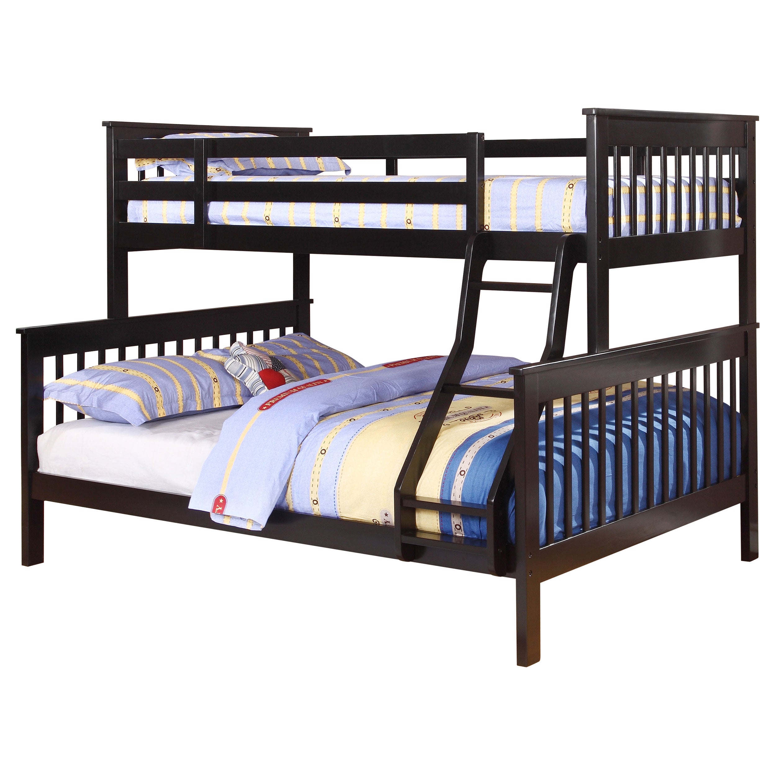 Orleans Furniture - Coaster - Chapman Wood Twin Over Full Bunk Bed Black - 460259