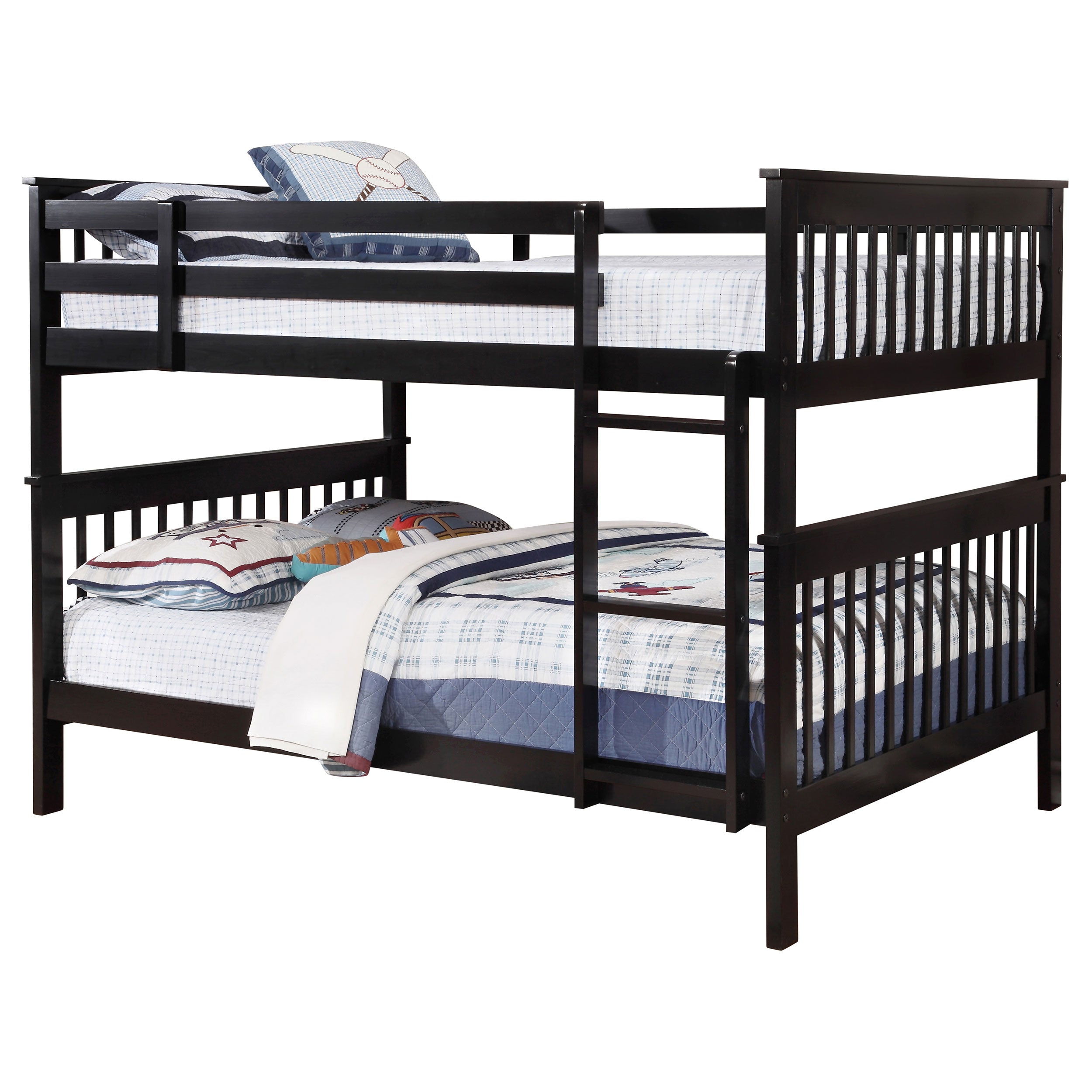 Orleans Furniture - Coaster - Chapman Wood Full Over Full Bunk Bed Black - 460359