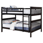 Orleans Furniture - Coaster - Chapman Wood Full Over Full Bunk Bed Black - 460359