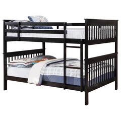 Orleans Furniture - Coaster - Chapman Wood Full Over Full Bunk Bed Black - 460359