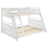 Orleans Furniture - Coaster - Holden Wood Veneer Twin Over Full Bunk Bed White - 460593WHT