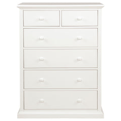 Sumerlin 6-drawer Bedroom Chest of Drawers White