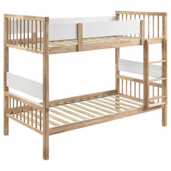 Orleans Furniture - Coaster - Dakota Wood Twin Over Twin Bunk Bed Natural - 461171