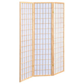 Orleans Furniture - Coaster - Carrie 3-Panel Room Divider Folding Shoji Screen Natural - 4621