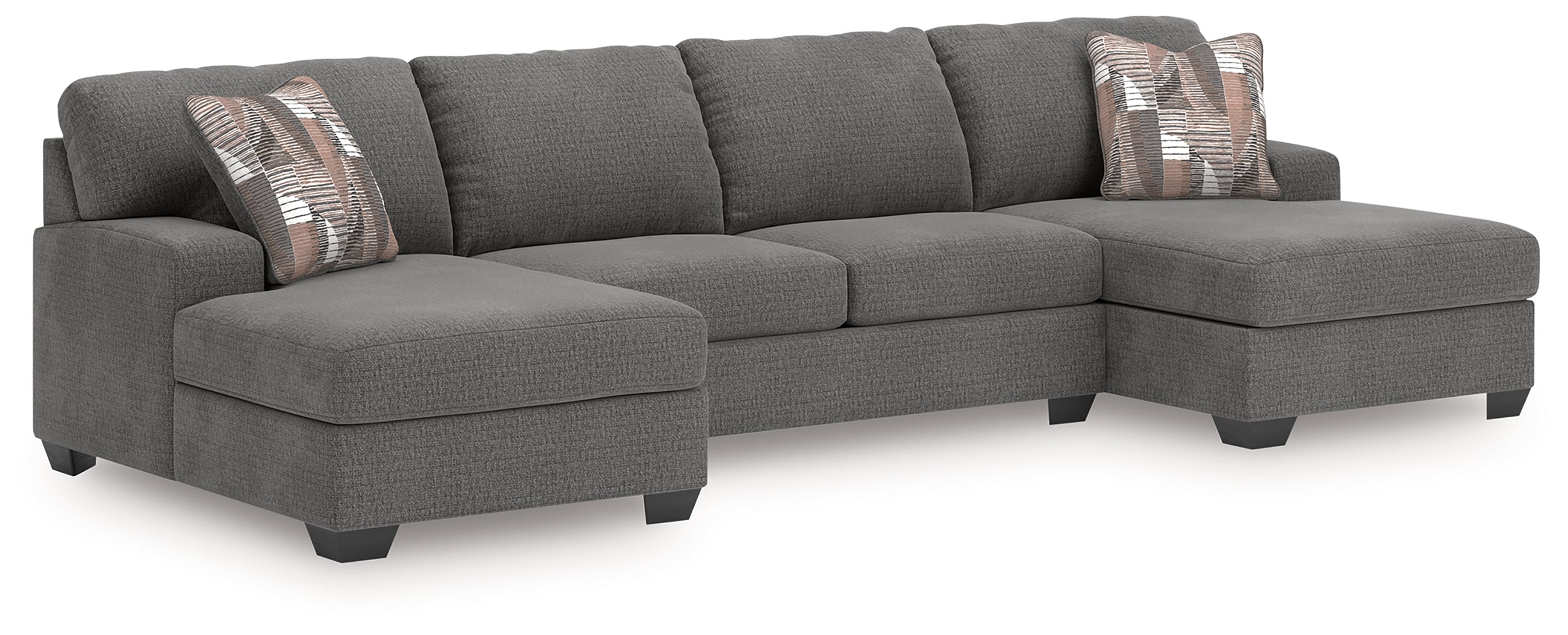Orleans Furniture - Ashley Furniture - Newellen Sectional - RAF 2-Piece Super Chaise / Hemp - 48404S4