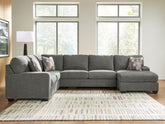 Orleans Furniture - Ashley Furniture - Revenna Sectional - LAF 3-Piece Sectional with Chaise / Greystone - PC48405S2