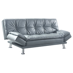 Orleans Furniture - Coaster - Dilleston Upholstered Tufted Convertible Sofa Bed Grey - 500096