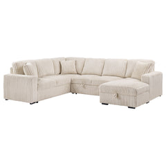 Orleans Furniture - Coaster - Devonshire Sleeper Sectional Sofa Storage Chaise Camel - 501205