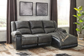 Orleans Furniture - Ashley Furniture - Nantahala Sectional - 3-Piece Reclining Sectional with Chaise / Slate - 50301S9