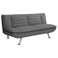 Orleans Furniture - Coaster - Julian Upholstered Tufted Convertible Sofa Bed Grey - 503966