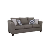 Orleans Furniture - Coaster - Salizar Upholstered Flared Arm Sofa Charcoal Grey - 506021