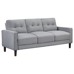 Orleans Furniture - Coaster - Bowen Upholstered Track Arm Tufted Sofa Grey - 506781