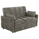 Orleans Furniture - Coaster - Cotswold Upholstered Convertible Sleeper Sofa Bed Dark Grey - 508308