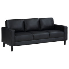 Orleans Furniture - Coaster - Ruth Upholstered Track Arm Sofa Black - 508361