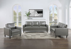 Orleans Furniture - Coaster - Ruth 3-piece Upholstered Track Arm Sofa Set Grey - 508365-S3