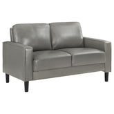 Orleans Furniture - Coaster - Ruth Upholstered Track Arm Loveseat Grey - 508366