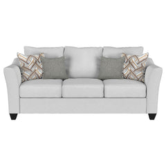 Salizar 2-piece Upholstered Flared Arm Sofa Set Sand